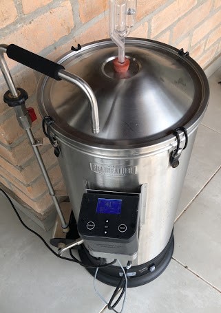 Grainfather acidificando o mosto (kettle sour)