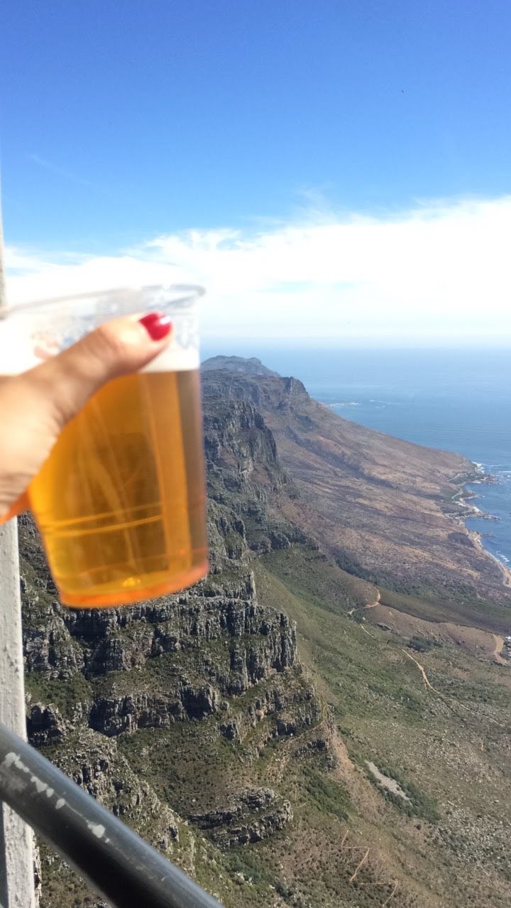 cerveja e table mountain