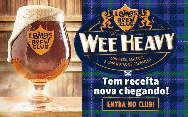 brasão da receita wee heavy do lamas brew club